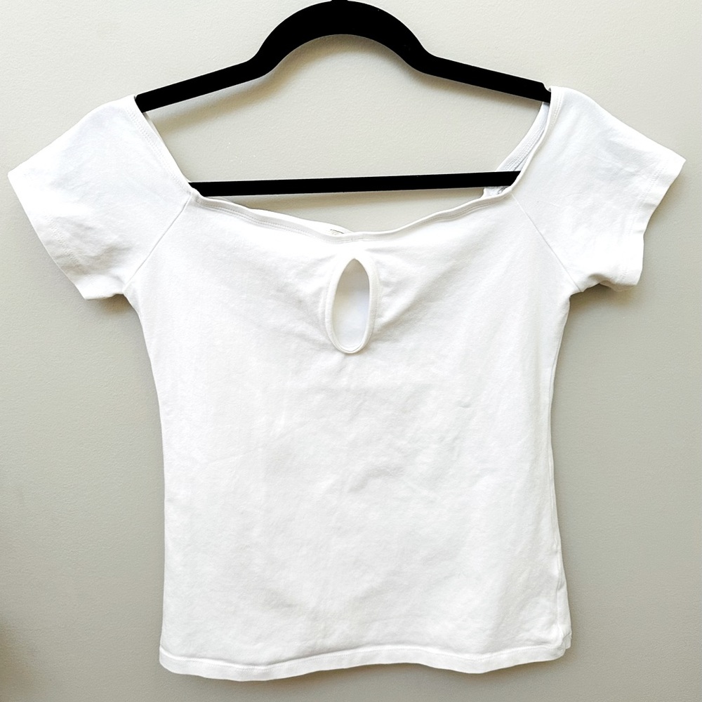 NWNT, Express Keyhole Boatneck Top, Size Medium